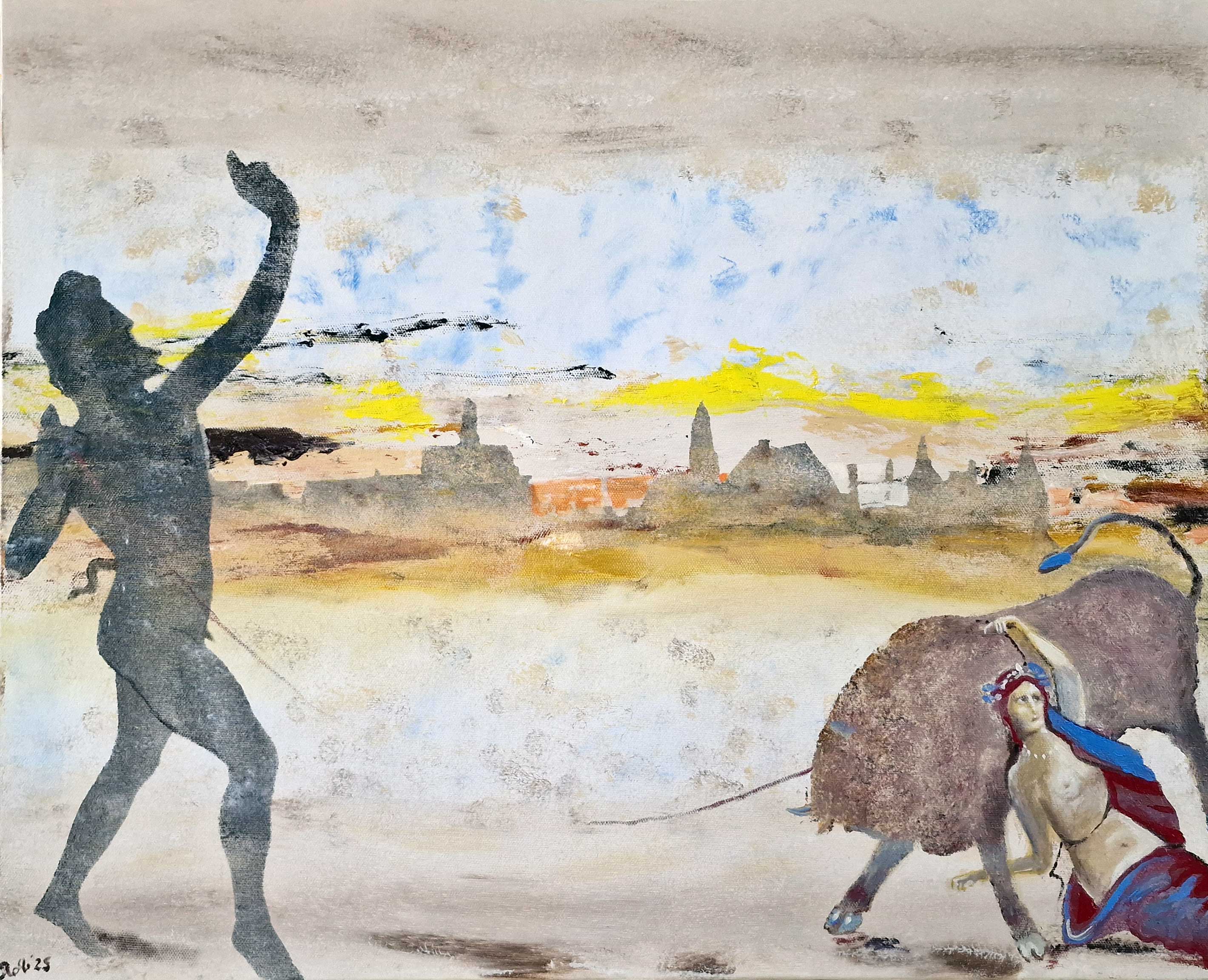 Painting / Peinture Europe in Delft, Rob Lieveloo