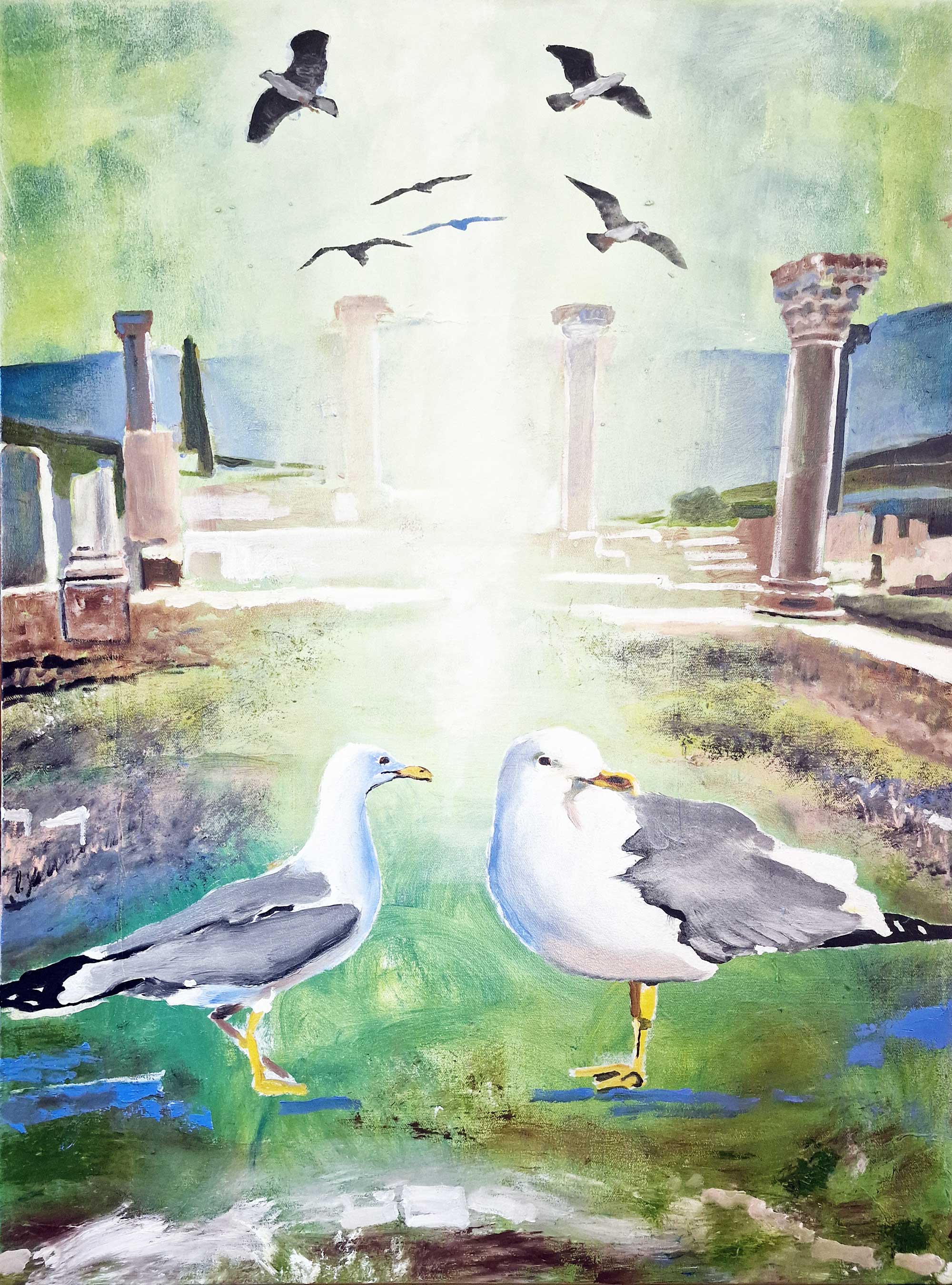 Painting / Peinture volubilis, Rob Lieveloo