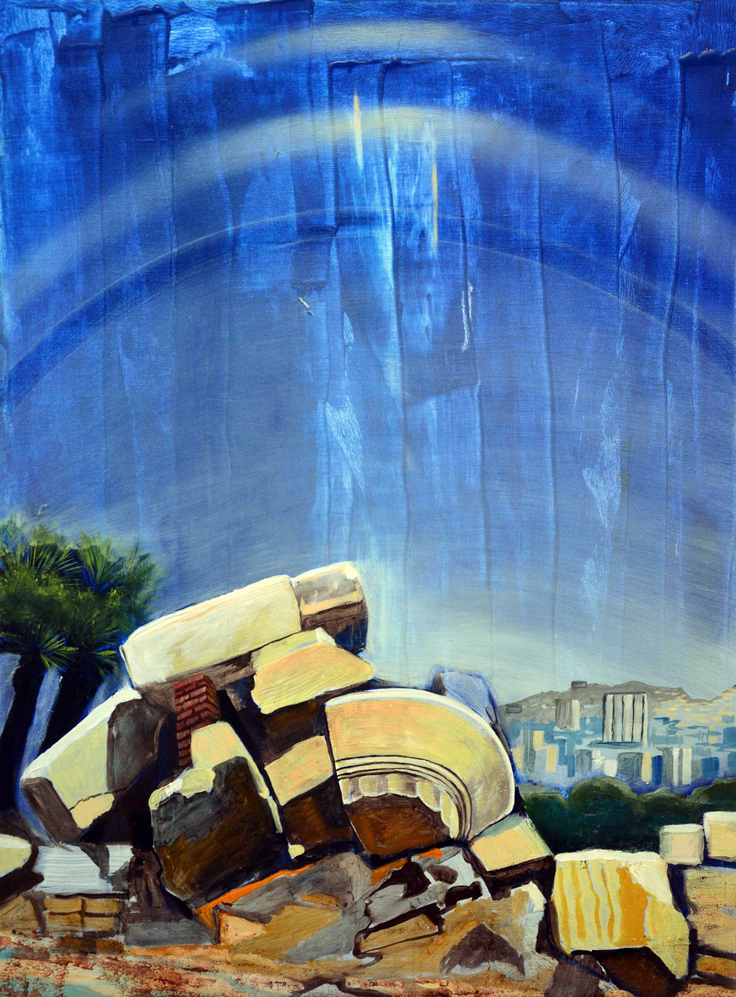 Painting / Peinture Agrigento Sicile, Rob Lieveloo