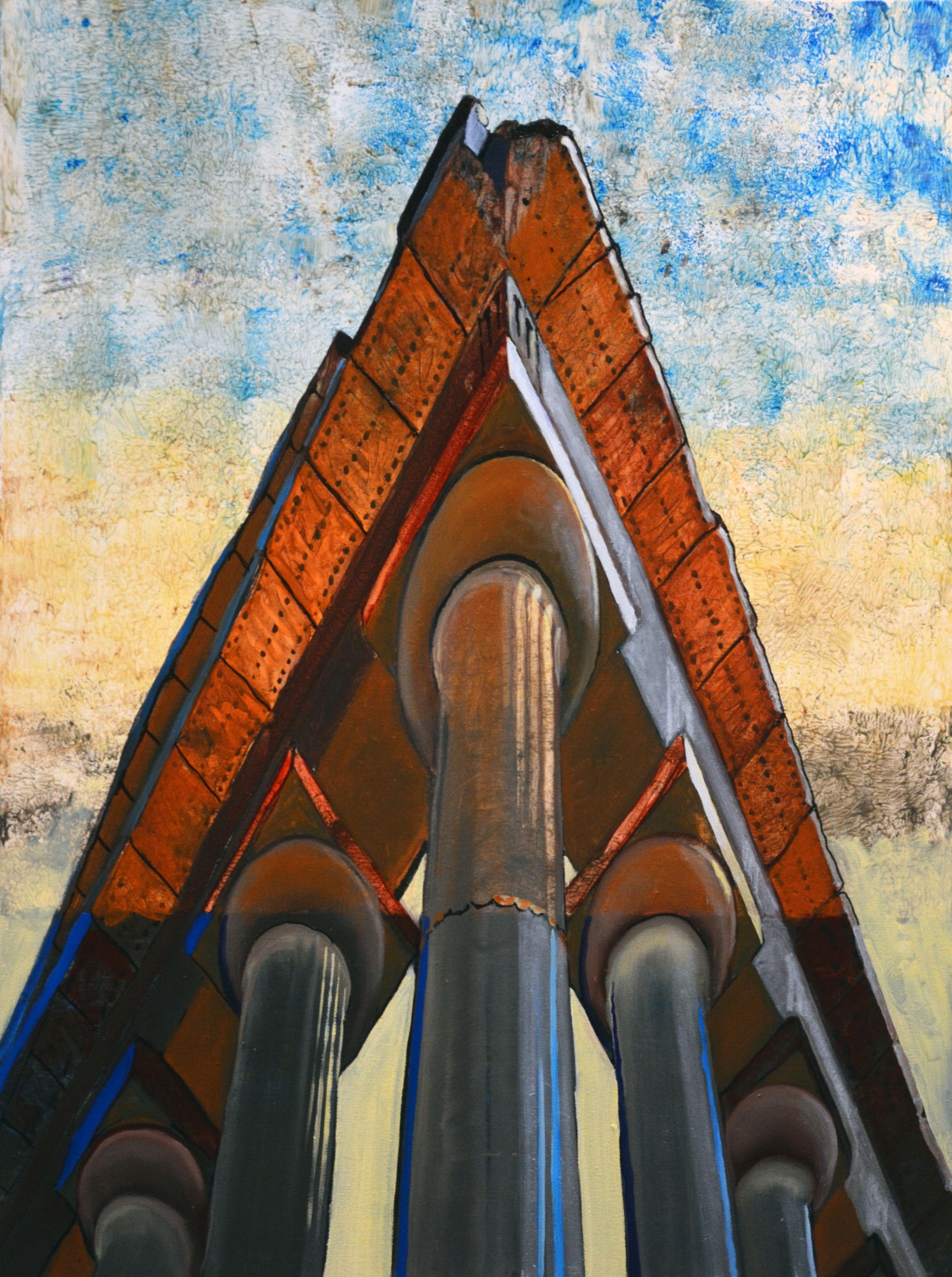 Painting / Peinture Paestum, Rob Lieveloo