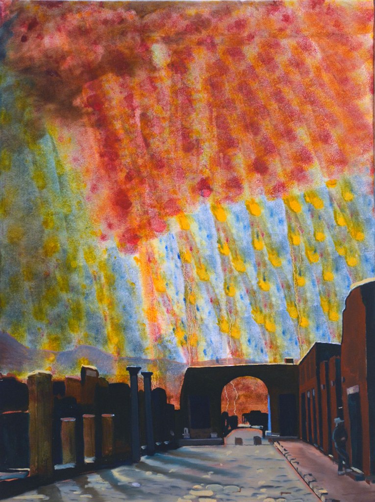 Painting / Peinture Pompeï, Rob Lieveloo