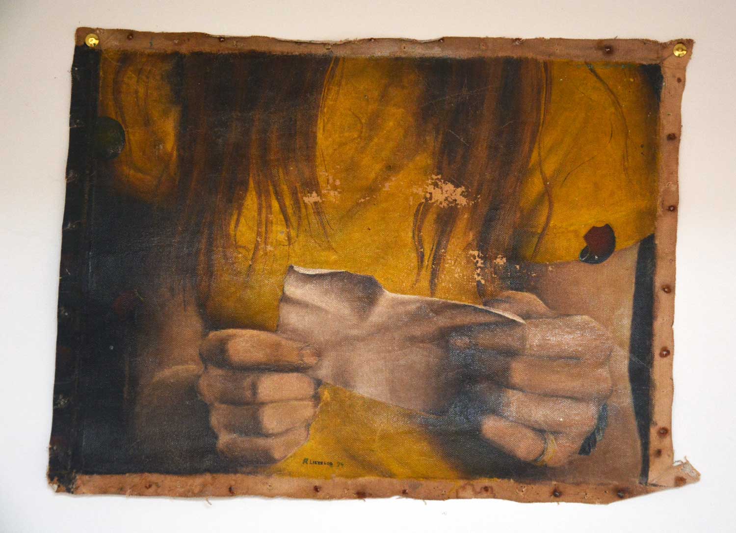 Painting / Peinture Vreni Aerne, Chur, Switzerland,1974, Rob Lieveloo