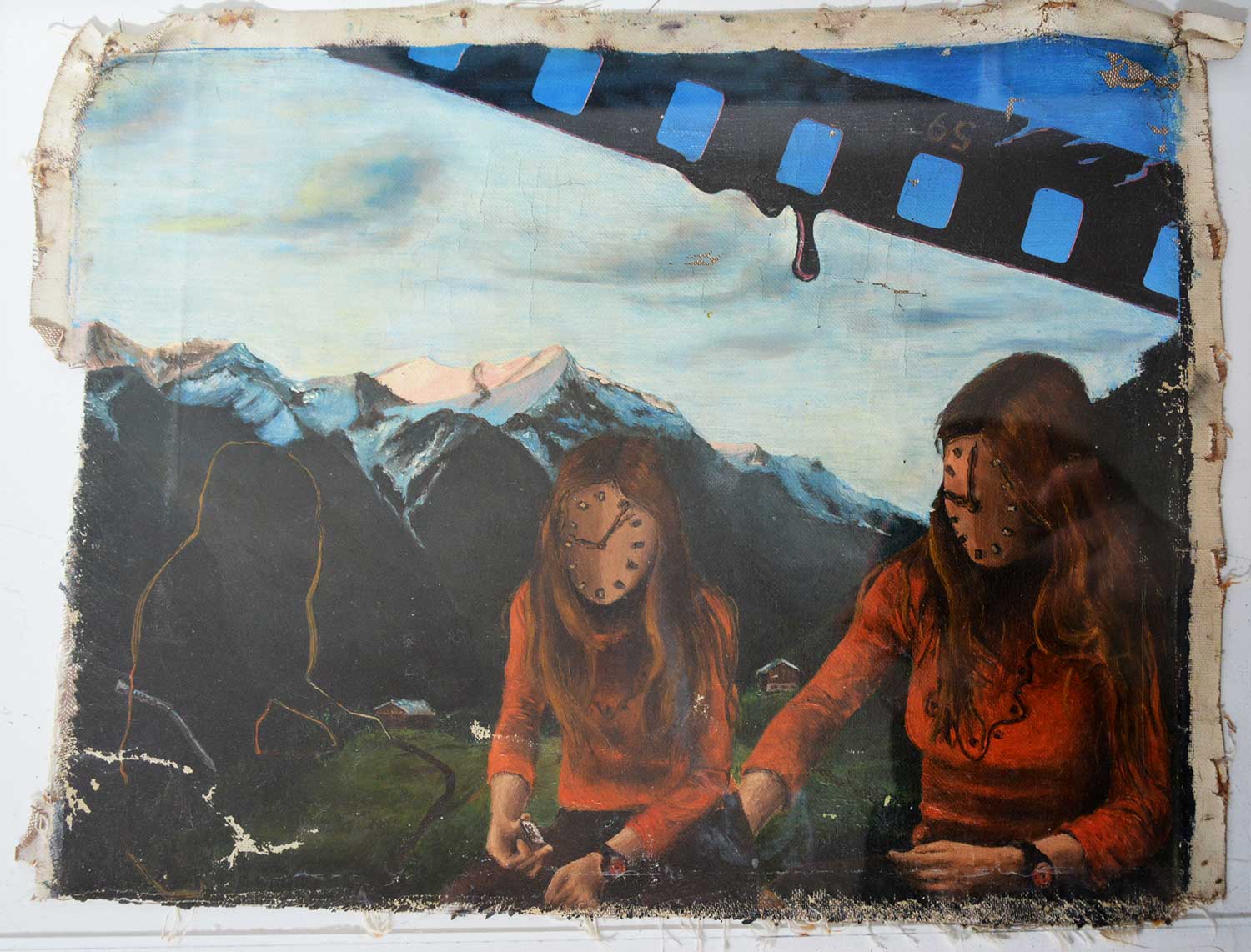 Painting / Peinture Vreni Aerne, Chur, Switzerland,1974, Rob Lieveloo