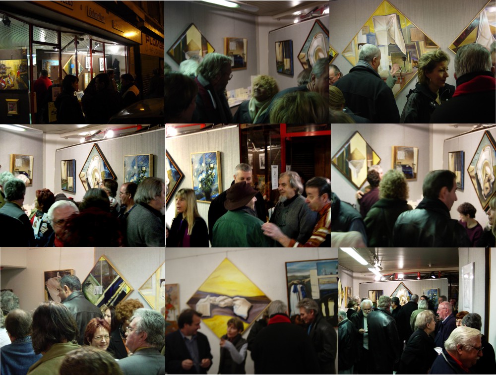 Painting / Peinture Exposition Rob Lieveloo , galerie Les Crayons Bleus, Rob Lieveloo
