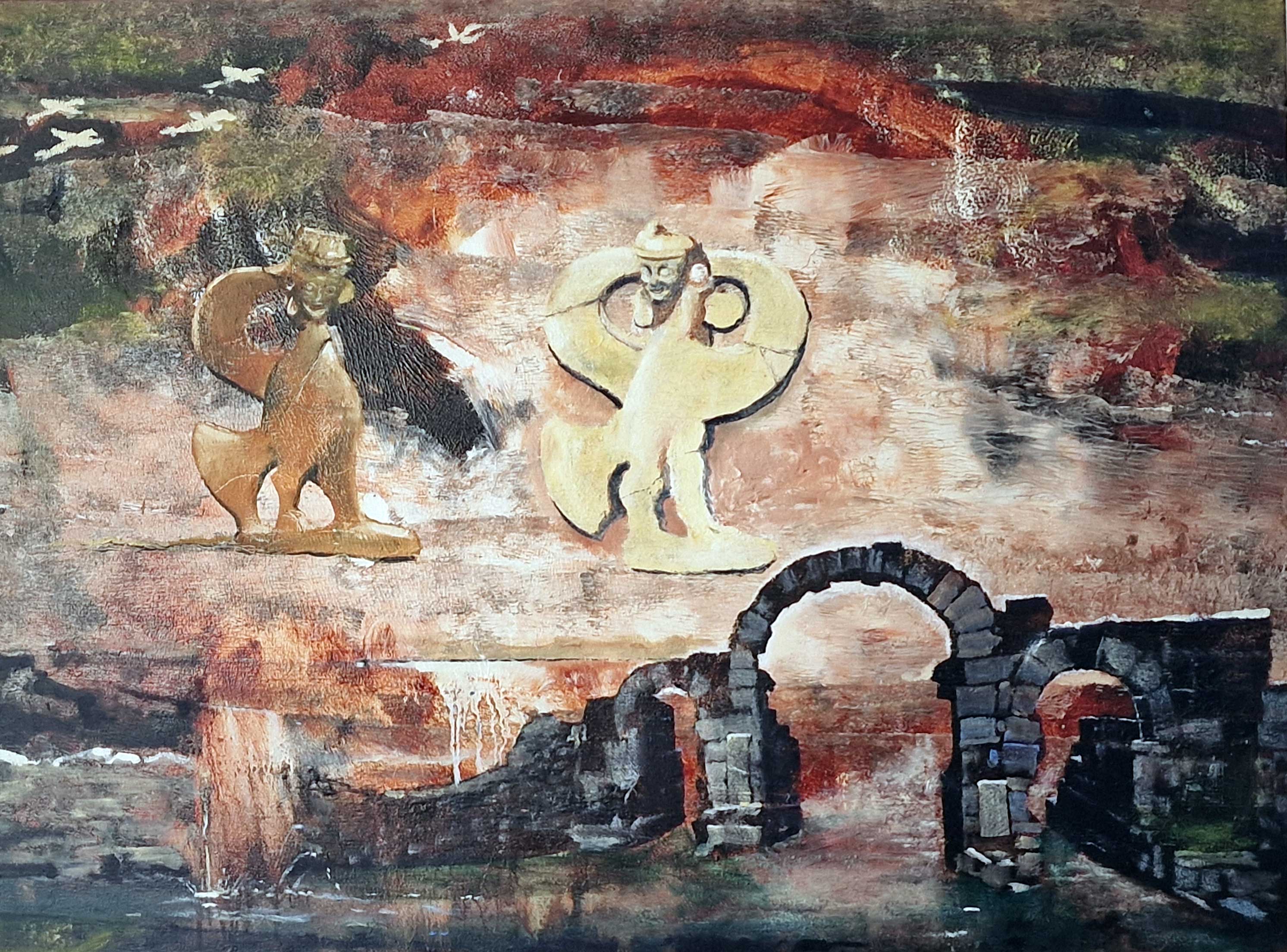 Painting / Peinture volubilis, Rob Lieveloo