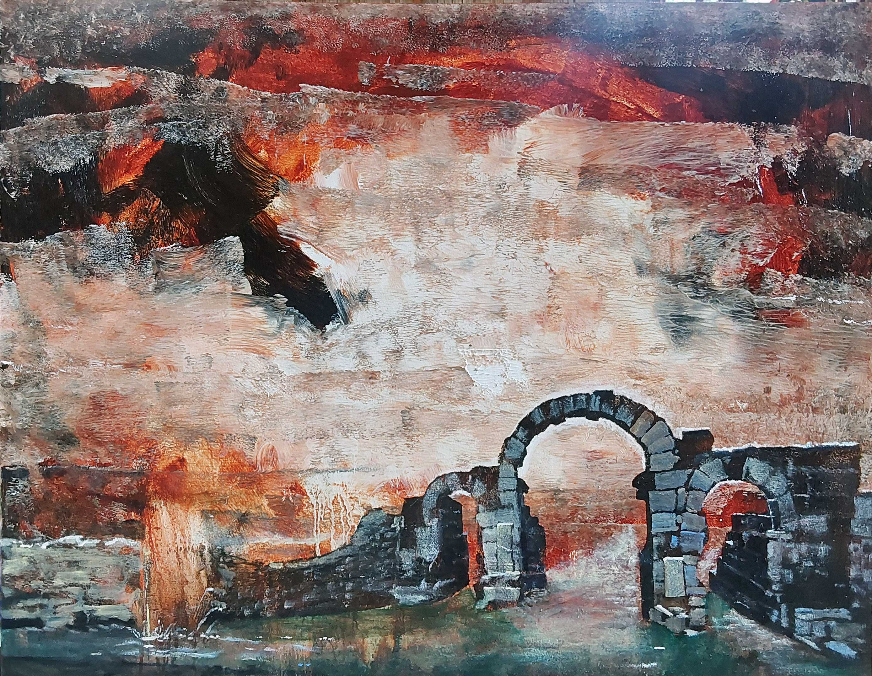 Painting / Peinture volubilis, Rob Lieveloo